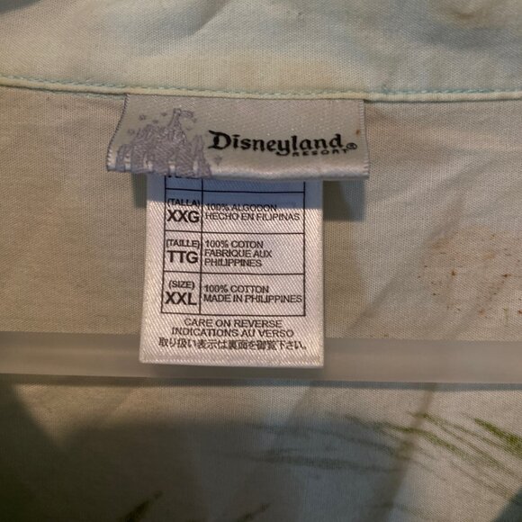 Disneyland Mickey Mouse Hawaiian Shirt‎ Tiki Hammock XXL Button-Up - Picture 4 of 5